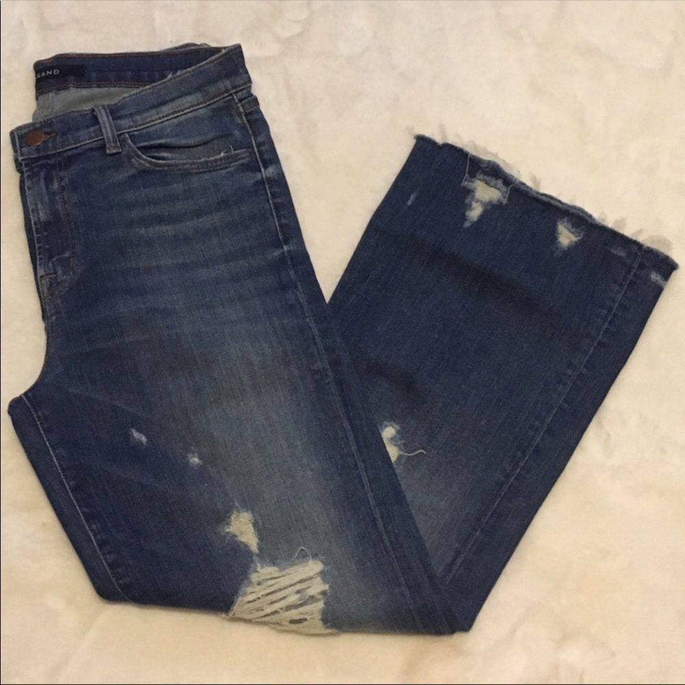 J brand Selena bootcut crop